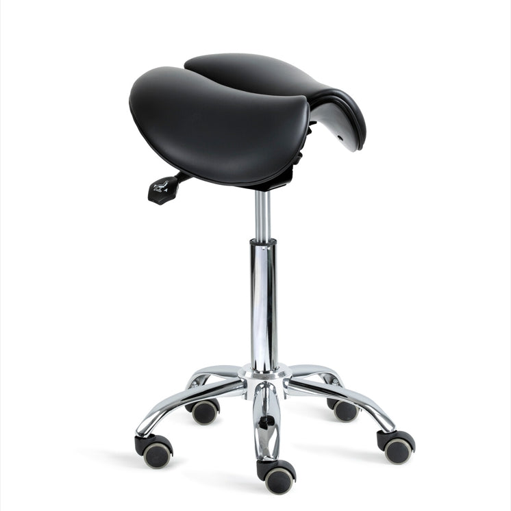 OIVAPALVELUT. SADDLE 3 satulatuoli ergonominen vaihtoehto työtuolille. Kaksiosainen satulatuoli tarjoaa optimaalista ergonomiaa ja istuinmukavuutta.