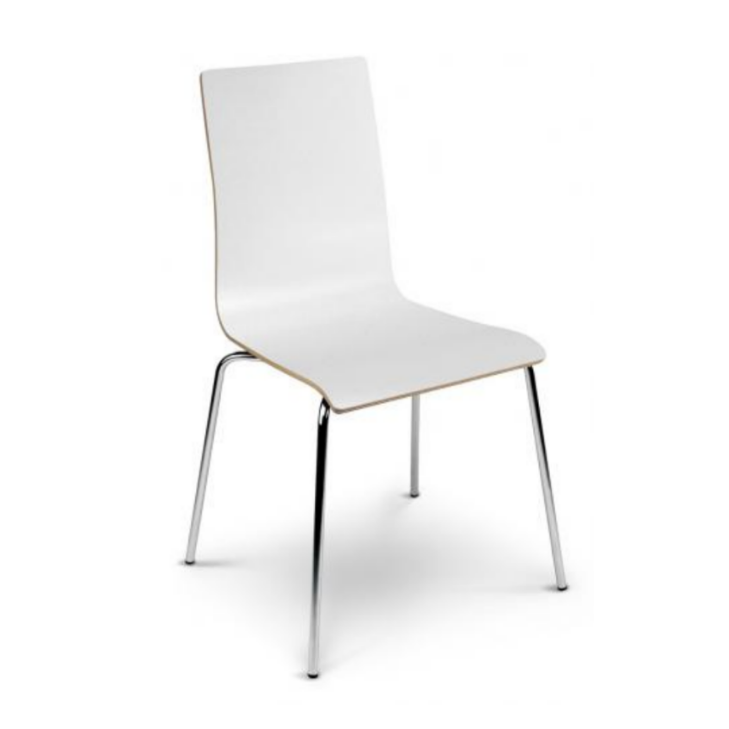 OIVAPALVELUT. PLUS on kevyt, kestävä ja moderni asiakastuoli. PLUS tuolin runko on teräsputkea ja tuolin istuinpinnat ovat helppohoitoista laminaattia. 