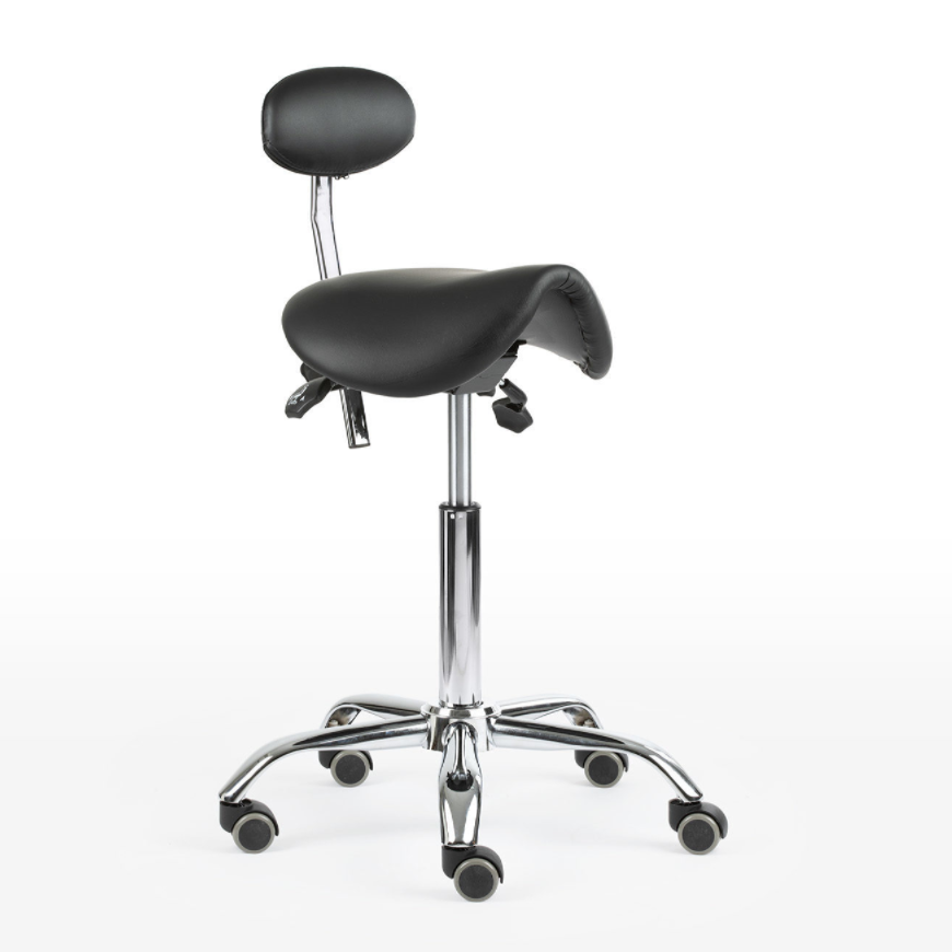 SADDLE 4 ERGONOMINEN SATULATUOLI SÄÄDETTÄVÄLLÄ SELKÄNOJALLA. OIVAPALVELUT.fi